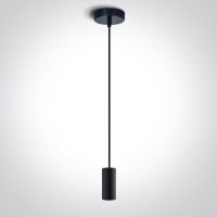 One Light Irini lampa wisząca 1x20 W czarna 63124/B