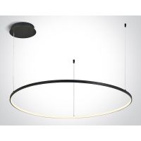 One Light Verdun 1 lampa podsufitowa 1x48 W czarna 63150/B/W