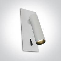 One Light Kandila 3 kinkiet 1x3 W biały 65746R/W/W