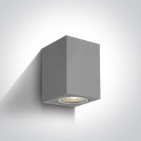 One Light kinkiet zewnętrzny 1x7W szary 67426/G