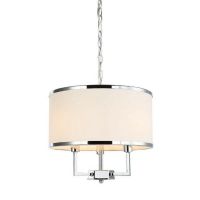 Orlicki Design Casa Cromo S lampa wisząca 3x12W chrom/kremowa biel OR80209