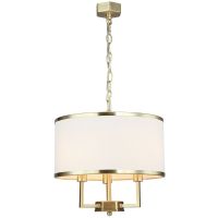 Orlicki Design Casa Old Gold S lampa wisząca 3x12W złoto satynowe/kremowa biel OR80223
