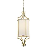 Orlicki Design Lunga Old Gold lampa wisząca 1x15W złoto satynowe/kremowa biel OR80568