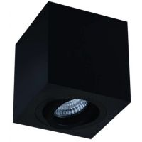 Orlicki Design Lago Nero lampa podsufitowa 1x8W czarna OR82166