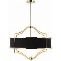 Orlicki Design Stesso Gold/Nero M lampa podsufitowa 4x15W LED złoty/czarny OR84160