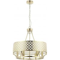 Orlicki Design Verno lampa wisząca 6x12 W biała-złota OR84382