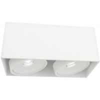 Orlicki Design Cardi II Bianco Ufo Bianco lampa podsufitowa 2x8W biała OR81985