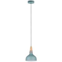 Paulmann Neordic Juna lampa wisząca 1x20W delikatna zieleń/miedziany/drewno 79652