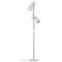 Paulmann Neordic Haldar lampa stojąca 2x20W biały/miedziany mat 79660