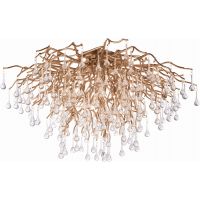 Paul Neuhaus Icicle lampa podsufitowa 14x40W mosiądz postarzany 8092-11