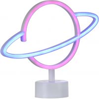 Leuchten Direkt Neon-Saturn lampa stołowa 1x1W multikolor 85029-70