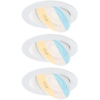 Paulmann Anmus lampa do zabudowy 3x5 W biała 92254