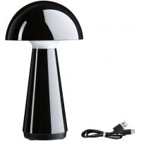 Paulmann Onzo lampa stołowa 1x2,6 W czarna PL76994