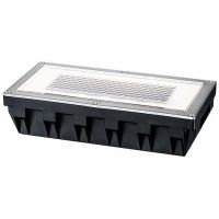 Paulmann Solar Box lampa najazdowa zewnętrzna 1x0,6W LED stal/przezroczy 93775