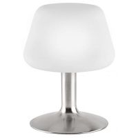 Paul Neuhaus Till lampa stołowa 1x3W LED stal/biała 4078-55