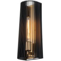 Quintiesse Linara kinkiet 1x60 W czarny-mosiądz QN-LINARA1-BK