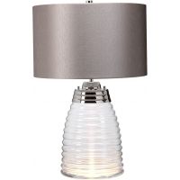 Quintiesse Milne lampa stołowa 1x60 W 1x7 W LED szara QN-MILNE-TL-GREY