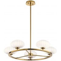 Quintiesse Pim lampa wisząca 5x W LED złota QN-PIM5-FXG