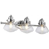 Quintiesse Scholar kinkiet 3x60 W polerowany chrom-przezroczysty QN-SCHOLAR3