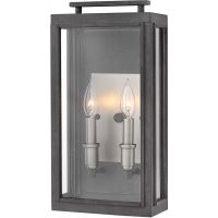 Quintiesse Sutcliffe kinkiet zewnętrzny 2x60 W antyczny nikiel/postarzany cynk QN-SUTCLIFFE-M-AZ