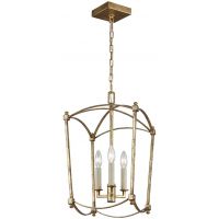 Quintiesse Thayer lampa wisząca 3x40 W antyczne złoto QN-THAYER-3P-ADB