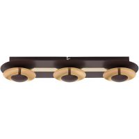 Rabalux Brigitte lampa podsufitowa 3x5W brązowa 2553