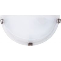 Rabalux Alabastro kinkiet 1x60 W biały-chrom 3002