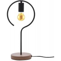 Rabalux Rufin lampa stołowa 1x40W czarna/buk 3220