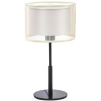 Rabalux Aneta lampa stołowa 1x40W czarny/beżowy 5095
