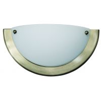 Rabalux Ufo kinkiet 1x60 W biały-mosiądz 5263