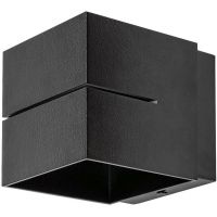 Rabalux Kaunas kinkiet 1x10 W czarny 7017