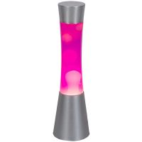Rabalux Minka lampa stołowa 1x20W srebrna/różowa 7030