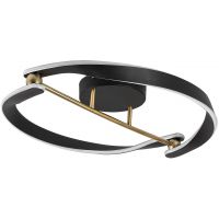 Rabalux Adalind lampa podsufitowa 1x40 W czarna/złota 71149