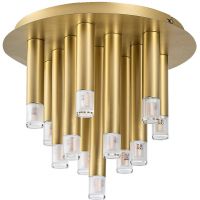 Rabalux Ramira lampa podsufitowa 13x5 W przezroczysta-złota 71355