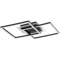 Rabalux Ottavia lampa podsufitowa 3x28 W biała-czarna 71372