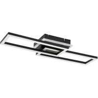 Rabalux Ramin lampa podsufitowa 3x30 W biała-czarna 71393