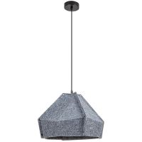 Rabalux Lomiro lampa wisząca 1x40 W czarna-szary/popielaty 72000