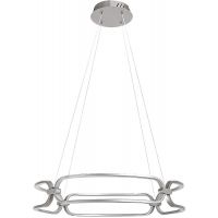 Rabalux Fringilla lampa wisząca 1x67W LED chrom satyna/biała 72010