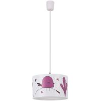 Rabalux Fowly lampa wisząca 1x40 W biała-multikolor 72069