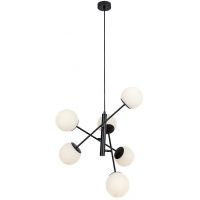 Rabalux Meduza lampa podsufitowa 6x20 W biała-czarna 72194