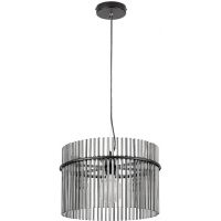 Rabalux Inesa lampa wisząca 1x40 W czarna-przydymiona 72261