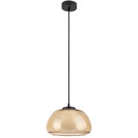 Rabalux Elowen lampa wisząca 1x5 W biała-czarna-bursztynowa 72273