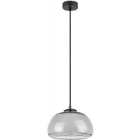 Rabalux Elowen lampa wisząca 1x5 W biała-czarna-przydymiona 72275