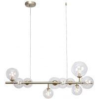 Rabalux Aslov lampa wisząca 10x28 W przezroczysta-złota 72298