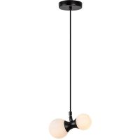 Rabalux Lition lampa wisząca 2x28 W biała-czarna 72299