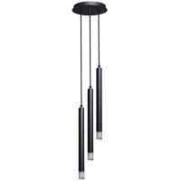 Rabalux Ramira lampa wisząca 3x5 W czarna-przezroczysta 72358