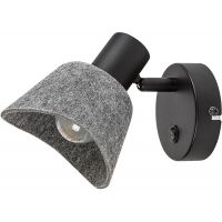 Rabalux Farelia kinkiet 1x10 W czarny-szary 73005