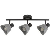 Rabalux Farelia lampa podsufitowa 3x10 W czarna-szara 73007
