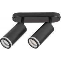 Rabalux Senobia lampa podsufitowa 2x35 W czarna 73034