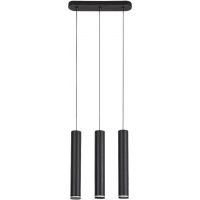 Rabalux Senobia lampa wisząca 3x5 W czarna 73037
